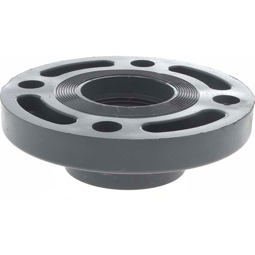 Pro Source 2 12 Pvc Plastic Pipe Flange One Piece Msc Industrial Supply Co 