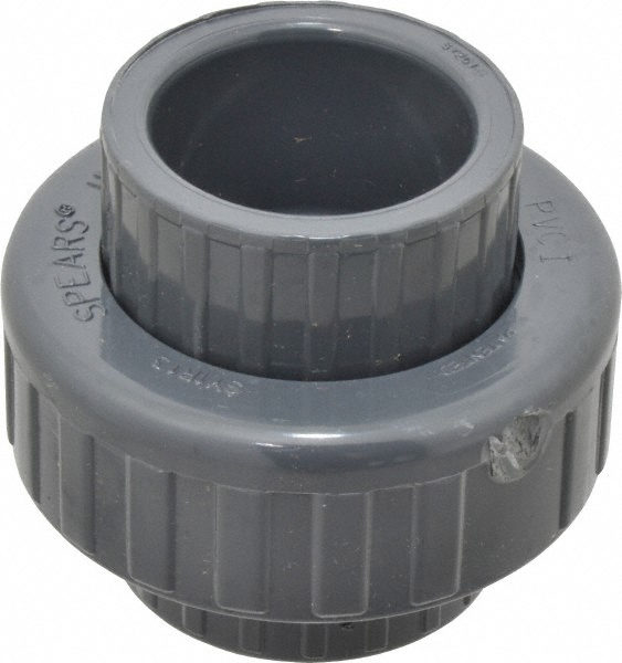 PROSOURCE 11/4" PVC Plastic Pipe Union with EPDM ORing 37001948
