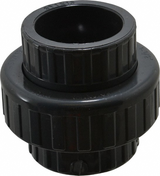 PROSOURCE 11/2" PVC Plastic Pipe Union with EPDM ORing 37001955