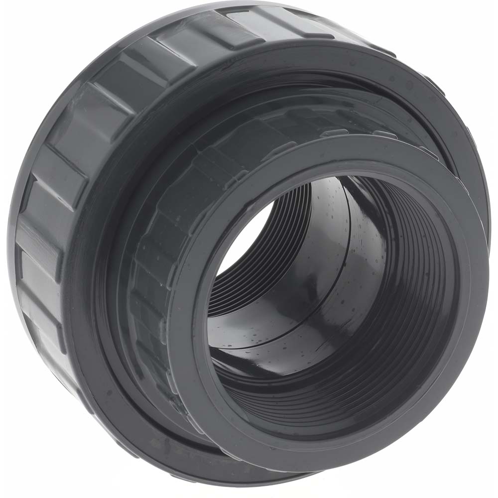 PROSOURCE 2" PVC Plastic Pipe Union with EPDM ORing 37002037