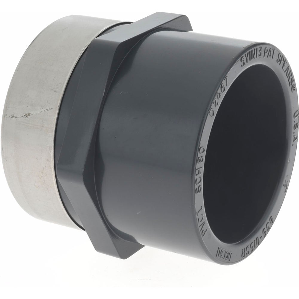 Value Collection 835-015SR 1-1/2" PVC Plastic Pipe Reinforced Female Adapter Image