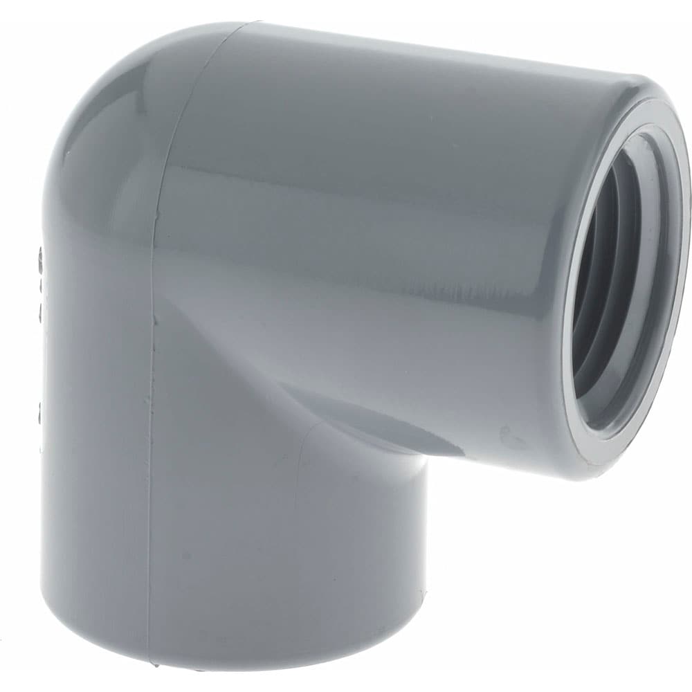 | Value Collection 1/2"" CPVC Plastic Pipe 90° Elbow - Schedule 80, FIPT x FIPT End Connections | Part # - WorkSmart 808-005C