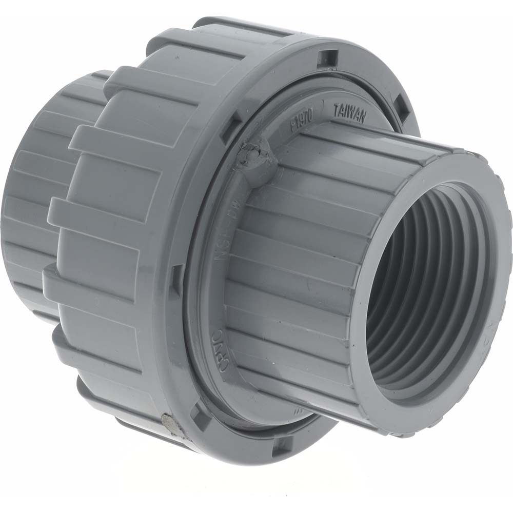 PROSOURCE 1" CPVC Plastic Pipe Union with EPDM ORing MSC