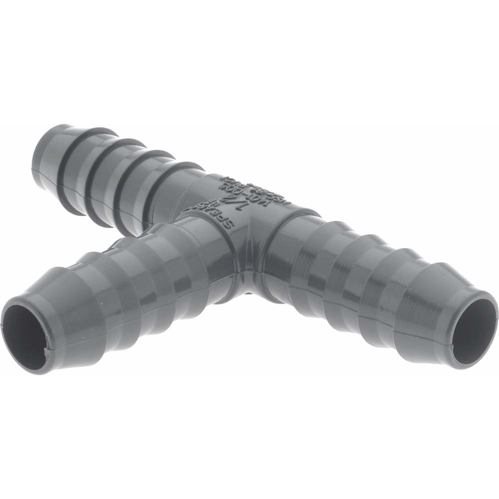 Value Collection Barbed Tube Insert Tee Plug 1/2" Barbs MSC Direct