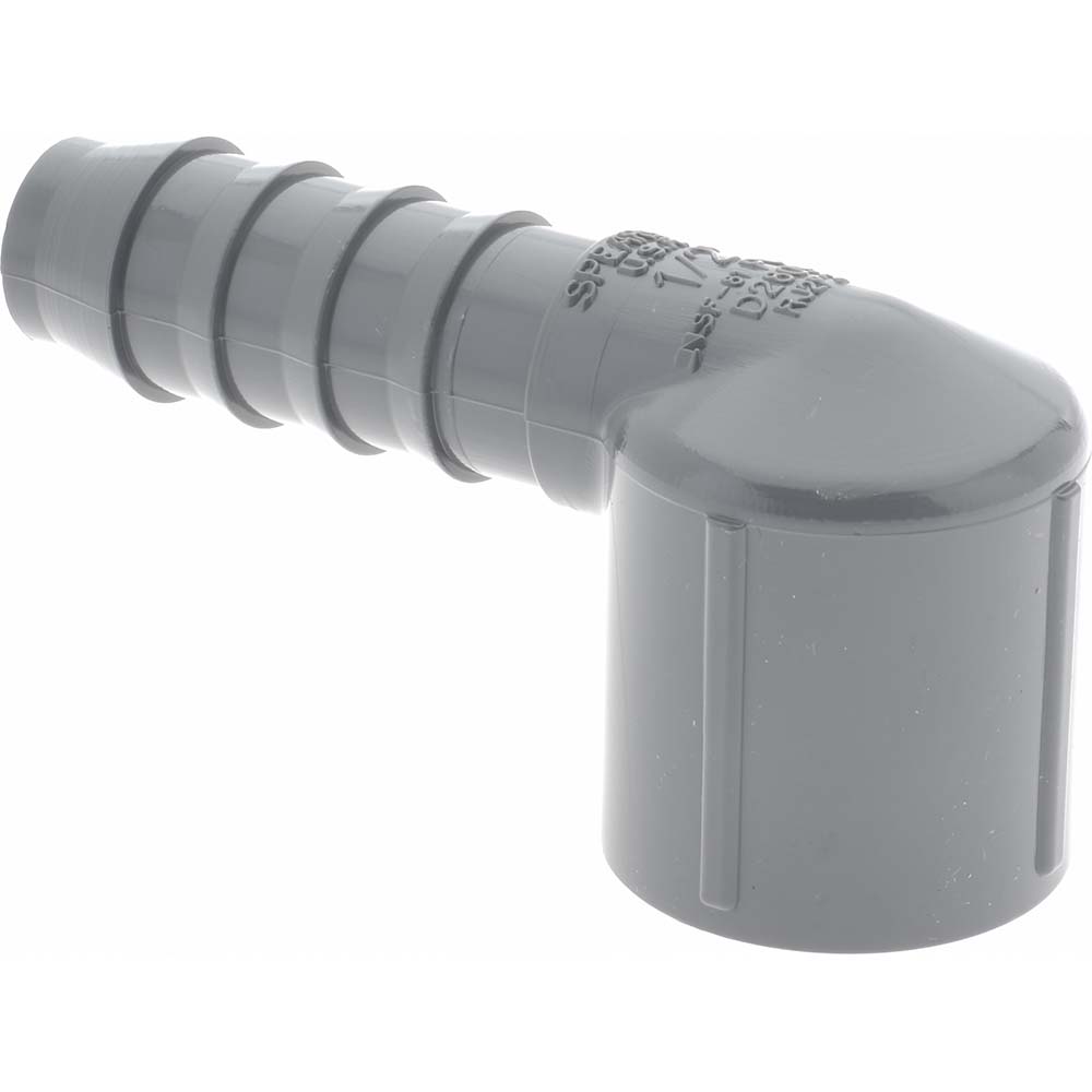 Value Collection 1/2" Barb, 1/2 FIPT, Multiple Barbed Tube Elbow