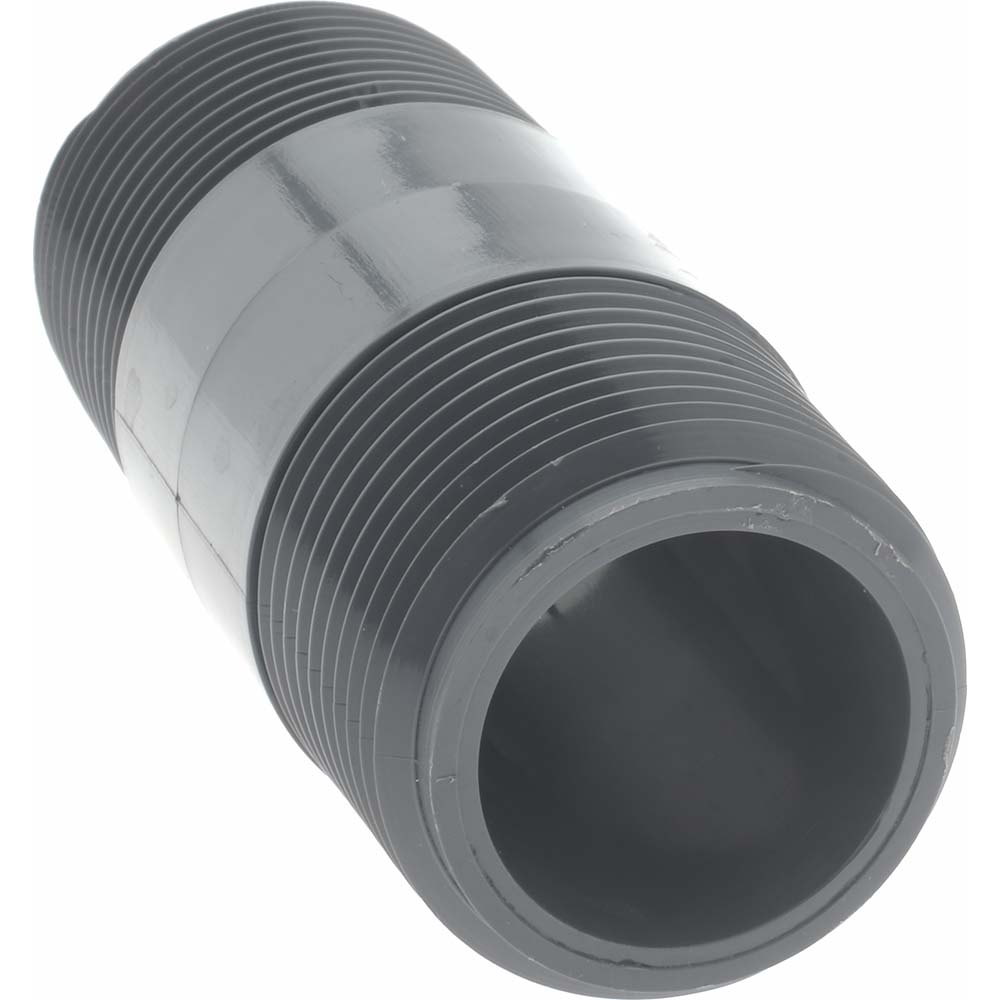 Value Collection 3/4" Pipe, 21/2" Long PVC Threaded Plastic Pipe