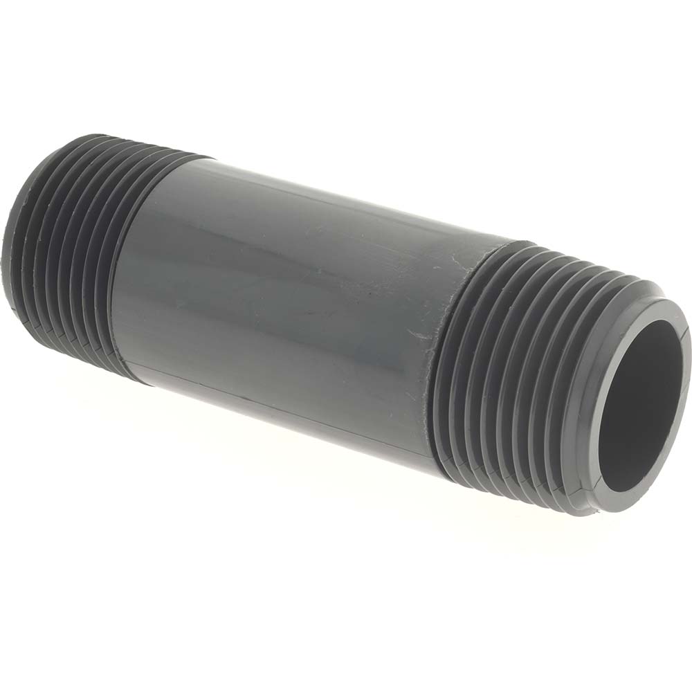Value Collection 3/4" Pipe, 3" Long PVC Threaded Plastic Pipe Nipple