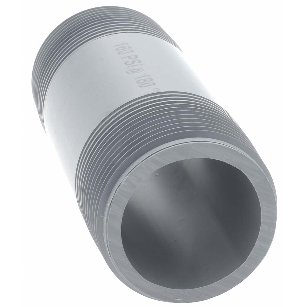 Value Collection 11/4" Pipe, 4" Long CPVC Threaded Plastic Pipe