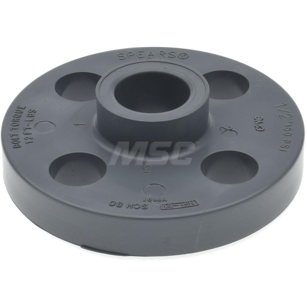 PROSOURCE 1/2" CPVC Plastic Pipe Flange (One Piece) 37005667 MSC