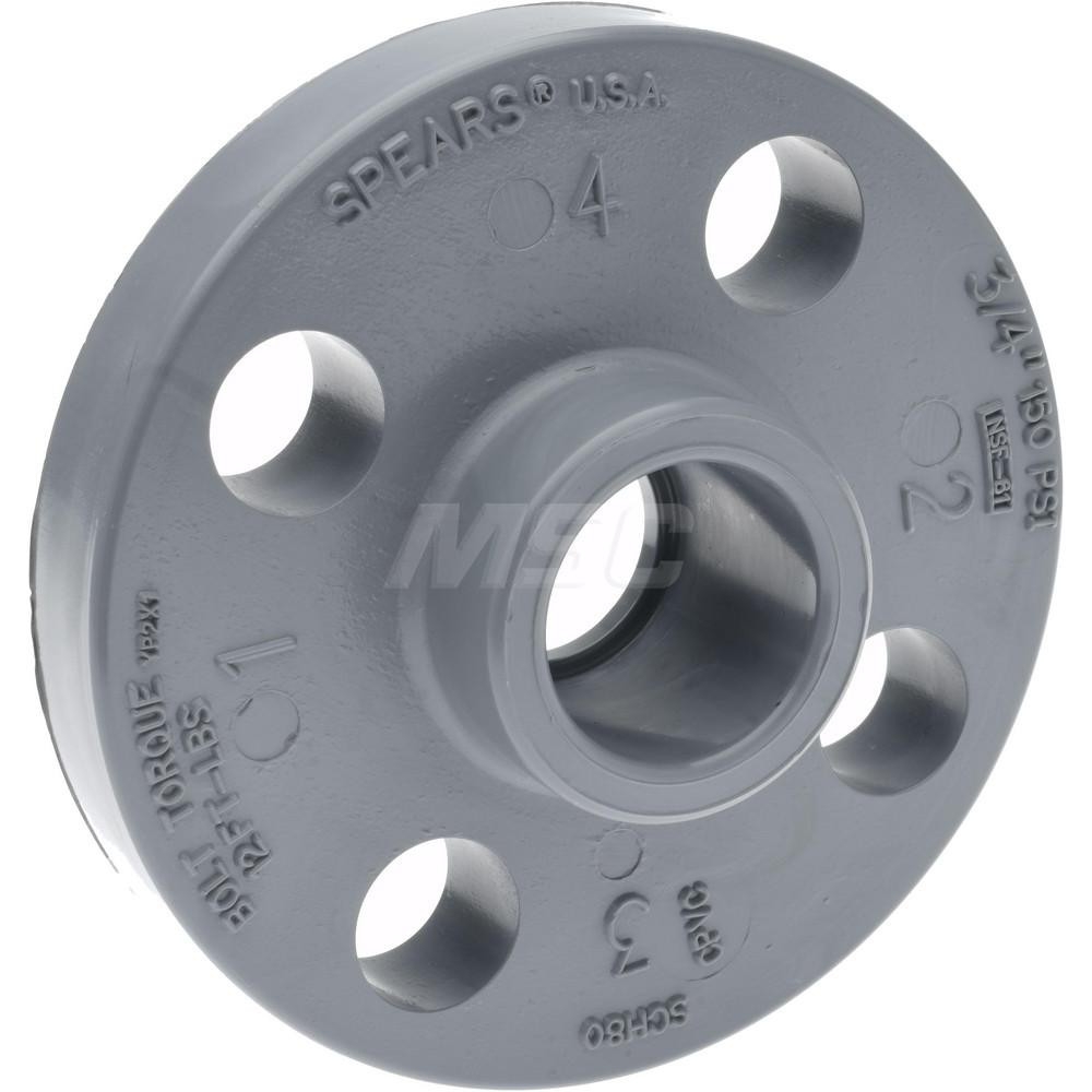 PROSOURCE 3/4" CPVC Plastic Pipe Flange (One Piece) 37005675 MSC
