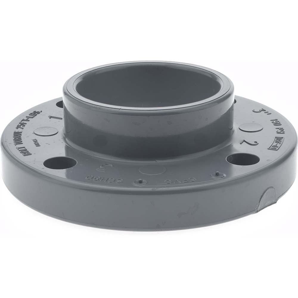 PROSOURCE 3" CPVC Plastic Pipe Flange (One Piece) 37005725 MSC