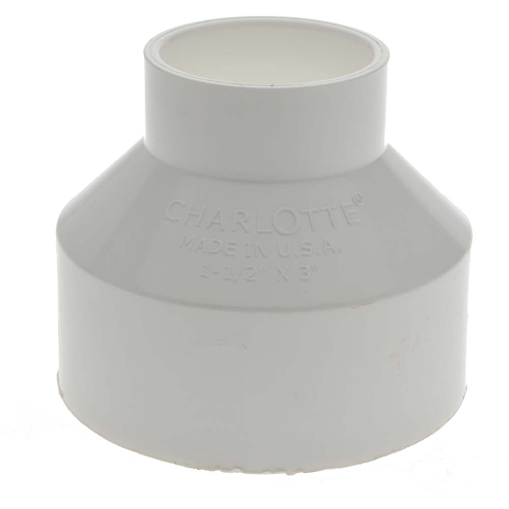 B&K Mueller 3 x 11/2", PVC Drain, Waste & Vent Pipe Reducer