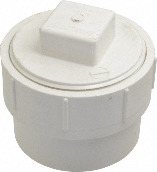 B&K Mueller 4", PVC Drain, Waste & Vent Pipe Cleanout Adapter