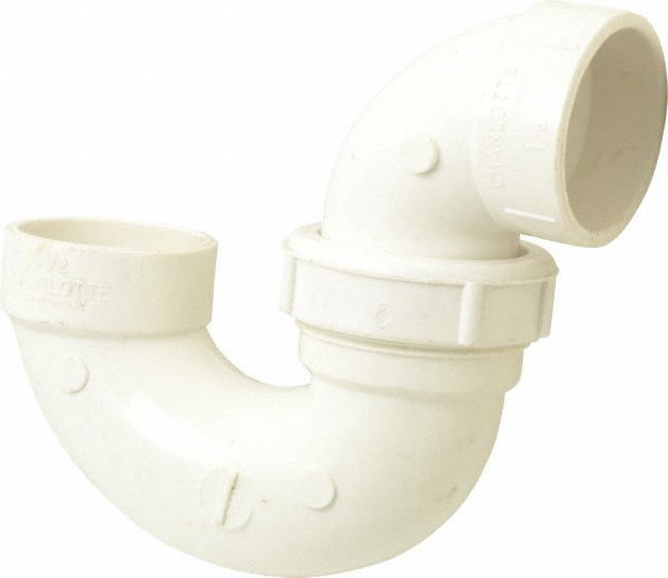 B&K Mueller 11/2", PVC Drain, Waste & Vent Pipe P Trap with Union