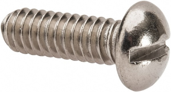 Value Collection R56002154 Machine Screw: 1/4-20 x 3/4", Round Head, Slotted Image