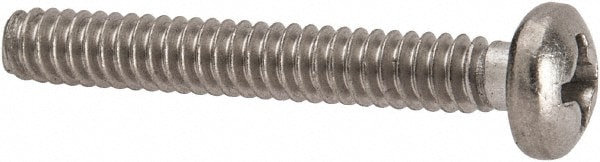 Value Collection W55336PS Machine Screw: #6-32 x 1", Pan Head, Phillips Image