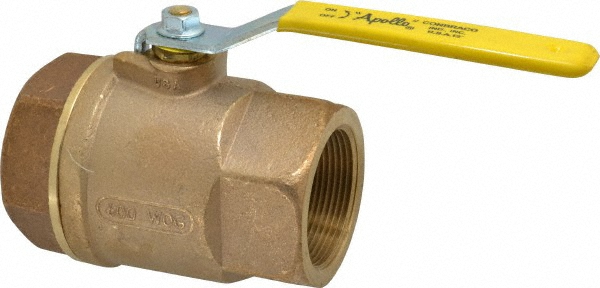 Standard Manual Ball Valve: 2-1/2" Pipe, Standard Port - FNPT x FNPT