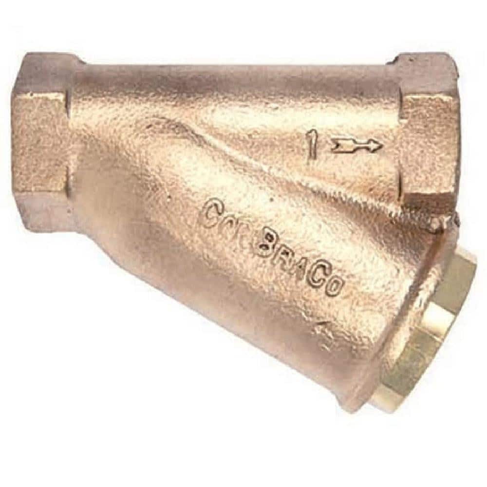 Conbraco 59-005-02 1" Pipe, FNPT Ends, Cast Bronze Y-Strainer 