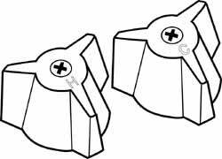 Faucet Handles; Type: Faucet Handles ; Style: Colony CP Handles (L,K) ; For Manufacturer: AS ; For Manufacturer's Number: 61269-021/23 ; PSC Code: 4510