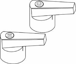 Faucet Handles; Type: Faucet Handles ; Style: CP Handles (L,K) ; For Manufacturer: SY ; For Manufacturer's Number: F51/41 ; PSC Code: 4510