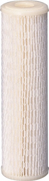 Plumbing Cartridge Filter: 4-5/16" OD, 9-3/4" Long, 30 micron, Polyester
