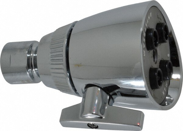2.5 GPM, 2-1/4 Face Diameter, Shower Head with Brass Ball Joint