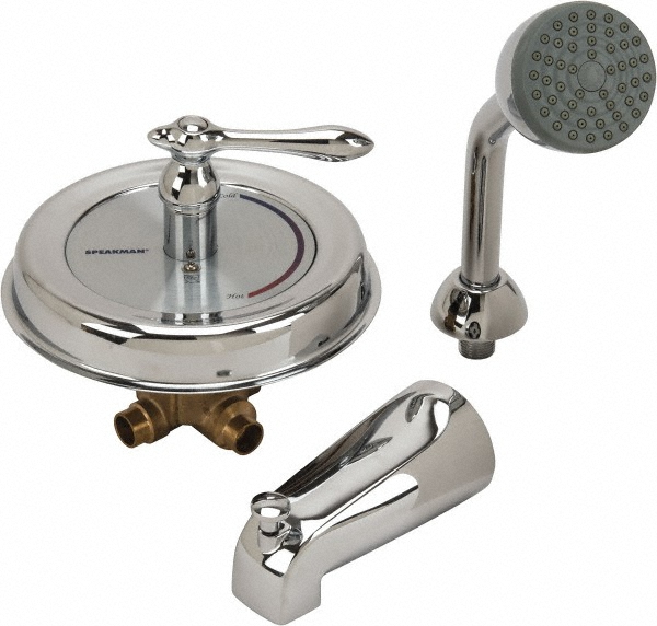 Speakman Concealed One Handle Brass Valve Shower Head And