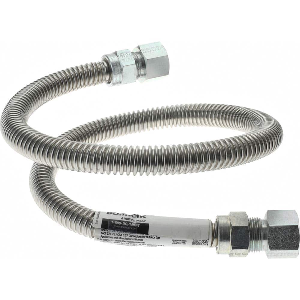 Dormont 30-4242-36 3/4" Inlet, 3/4" Outlet FIP x FIP Gas Connector 