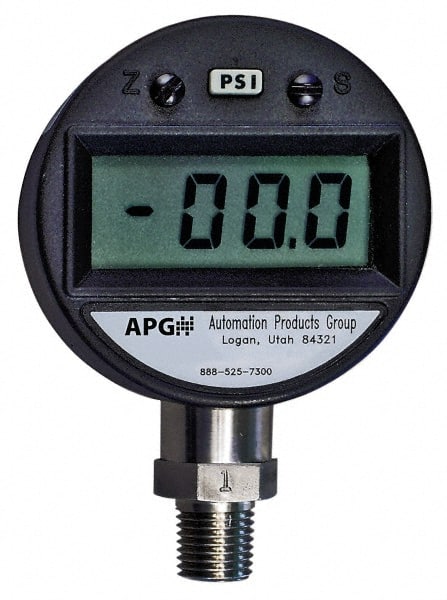 Pressure Test Gauges & Calibrators; Minimum PSI: 0 ; Diameter (Decimal Inch): 2.50 ; Resolution: 0.1 ; Accuracy (Percentage): 0.10