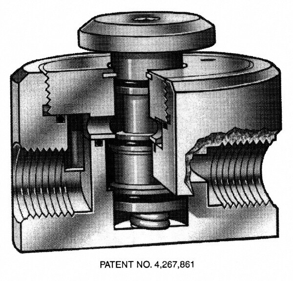 2" Pipe, PVC Manually Operated Plumbing Valve