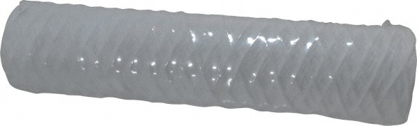 Plumbing Cartridge Filter: 2-1/2" OD, 10" Long, 1 micron, Polypropylene Cotton