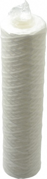 Plumbing Cartridge Filter: 2-1/2" OD, 10" Long, 5 micron, Polypropylene Cotton