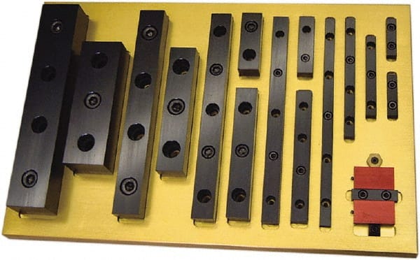 6" Long x 0.98" Wide x 0.73" High, 3 Hole Locating & Positioning Rails