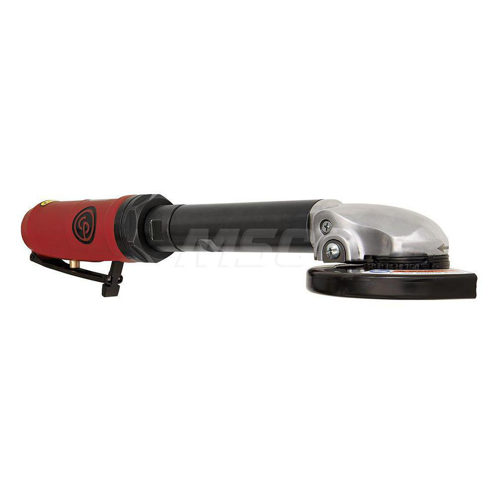 4" Wheel Dia, 14,000 RPM, Pneumatic Cutoff & Cutoff-Grinder Tool - Right Angle Handle, 1/4" Inlet