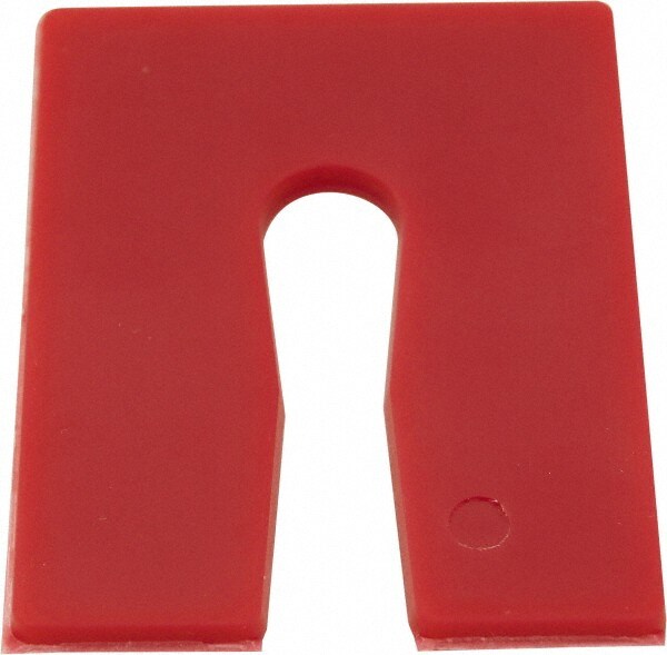 504 Piece, 1/4" Thick x 3" Wide x 4" Long Polystyrene Slotted Shim