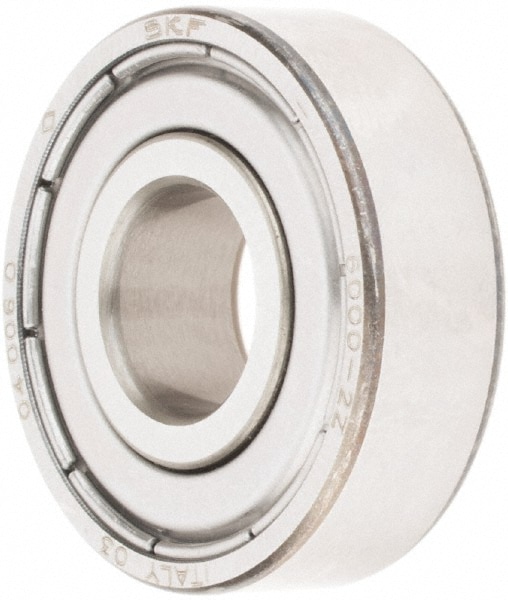 SKF 6000-2Z Deep Groove Ball Bearing: 26 mm OD, 0.315" Wide, Double Shield Image