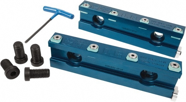 Rapid change aluminum vise jaws for Kurt vises 1 SET