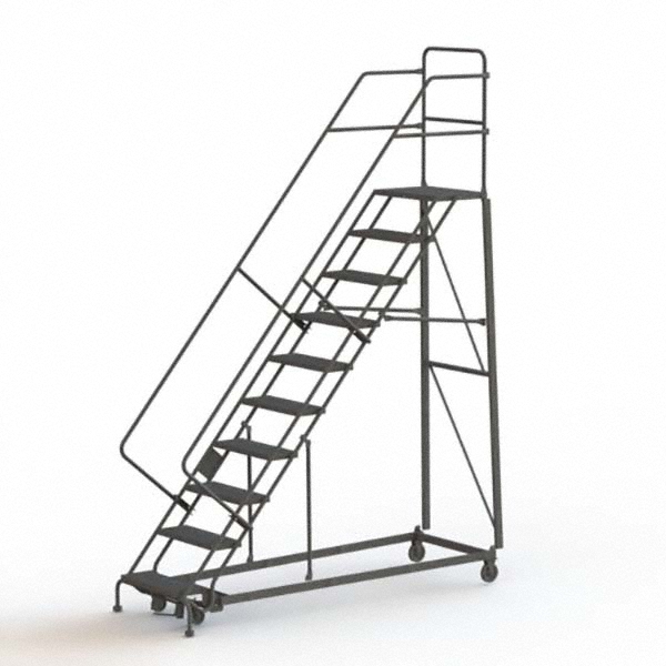 TRIARC Steel Rolling Ladder 10 Step MSC Industrial Supply Co.