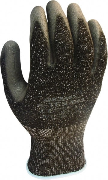 Showa S-TEX541S-06 Cut, Puncture & Abrasive-Resistant Gloves: Size S, ANSI Cut A4, ANSI Puncture 3, Polyurethane, HPPE Fiber & Stainless Steel 