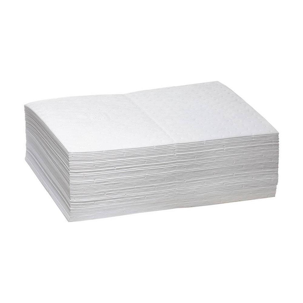 Pads, Rolls & Mats; Product Type: Pad ; Application: Oil Only ; Overall Length (Inch): 20in ; Total Package Absorption Capacity: 11gal ; Material: Polypropylene ; Fluids Absorbed: Oil; Fuel; Oil Based Liquids