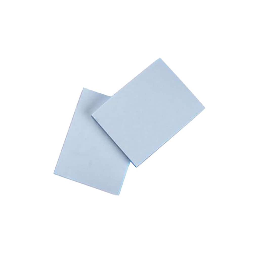 Cleanroom Notepad: 72 Sheets, Blue Paper