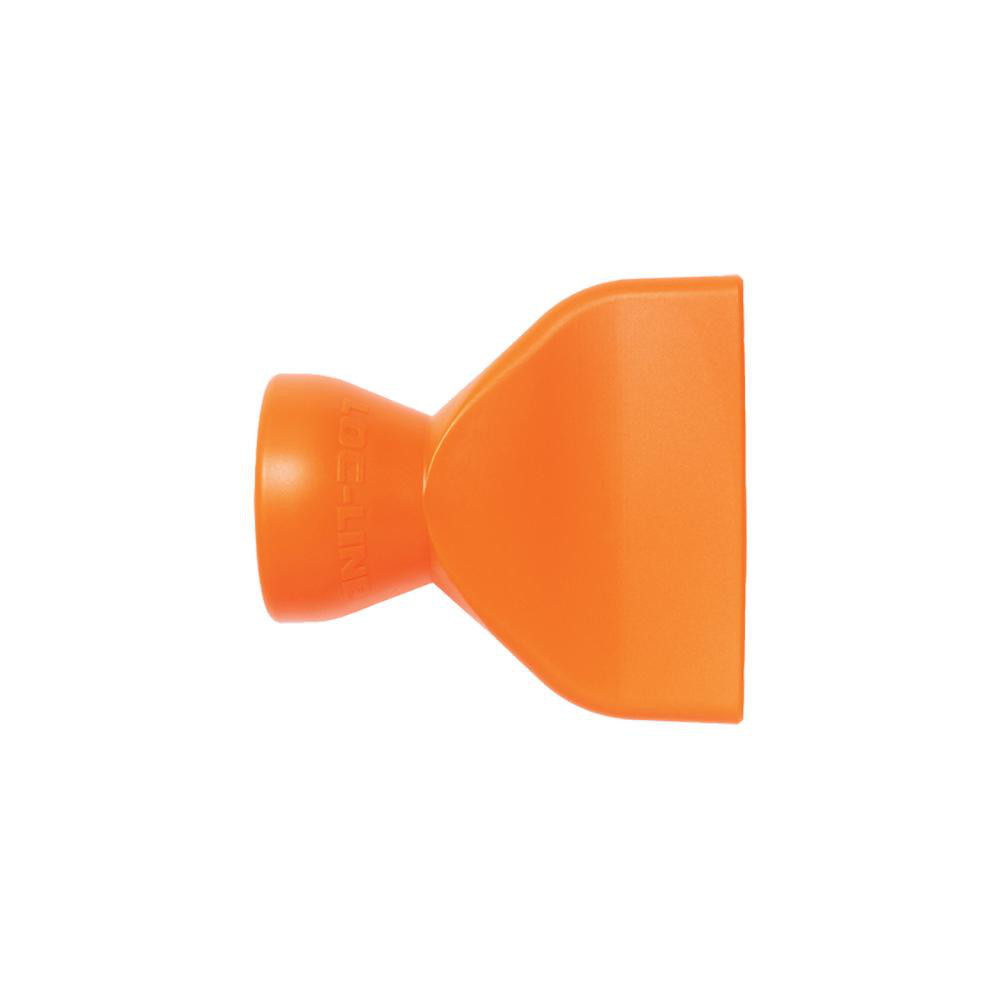 Straight Coolant Hose Nozzle: 1-5/8" Nozzle Dia, Acetal - Use with Snap Together Hose System