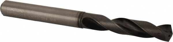 Sumitomo U101146 Screw Machine Length Drill Bit: 0.375" Dia, 135 °, Solid Carbide Image