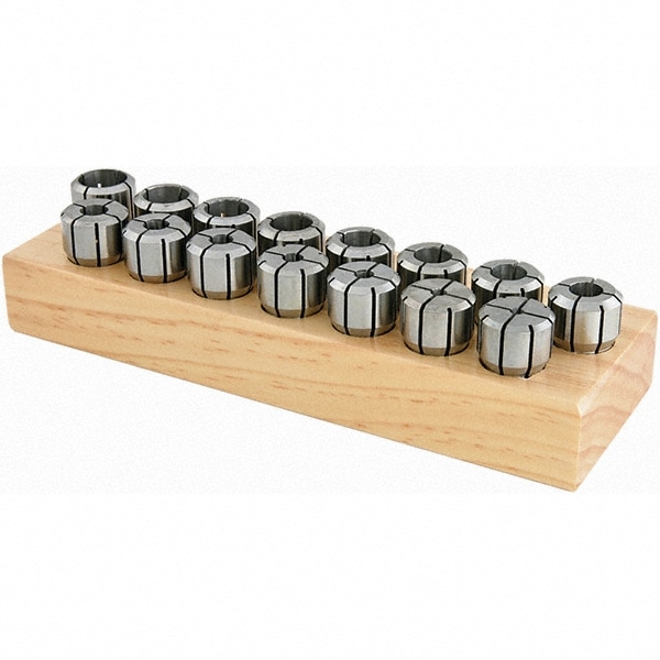 Collet Set: 9 Pc, Series DA180, 3/4" Capacity