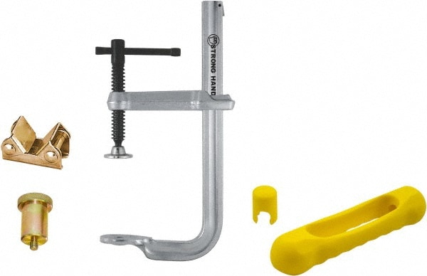 5-1/2" Throat Depth, 8-1/2" Max Capacity, 4-in-1 Sliding Arm Clamp