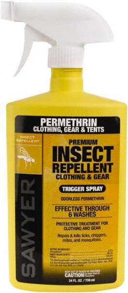 Pack of (4) 24-oz Bottles 0.5% Permethrin Pump Spray