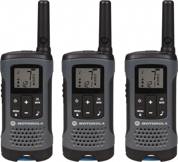 Pack of (3), 16 Mile Range, 22 Channel, 0.5 & 1.5 Watt, Series Talkabout, Recreational Two Way Radios