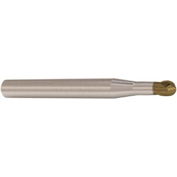 Seco 2970129 Ball End Mill: 2 Flute, Solid Carbide Image