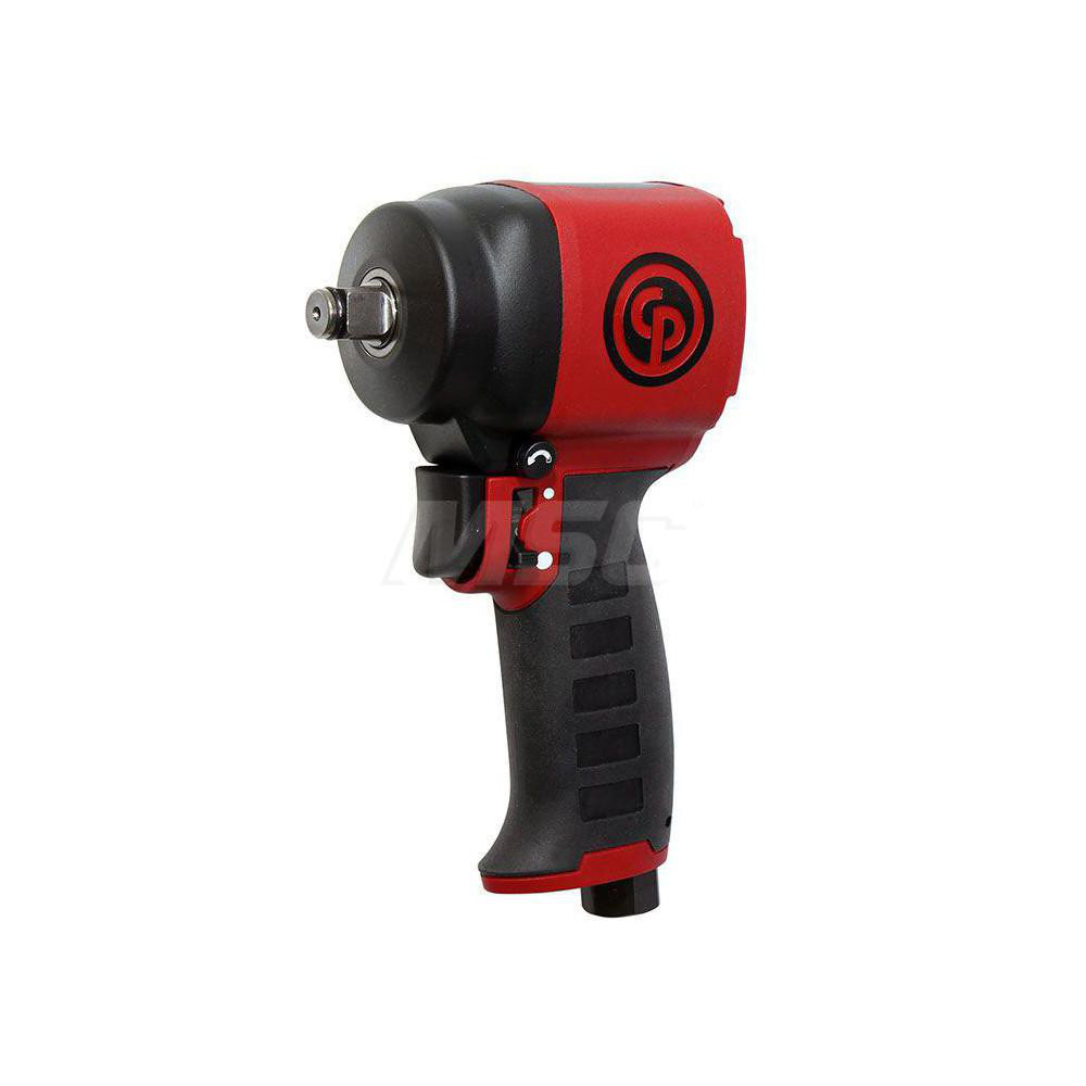 Air Impact Wrench: 1/2" Drive, 9,400 RPM, 450 ft/lb - 1/4" Inlet, 22 CFM, 1,400 BPM, Pistol Grip