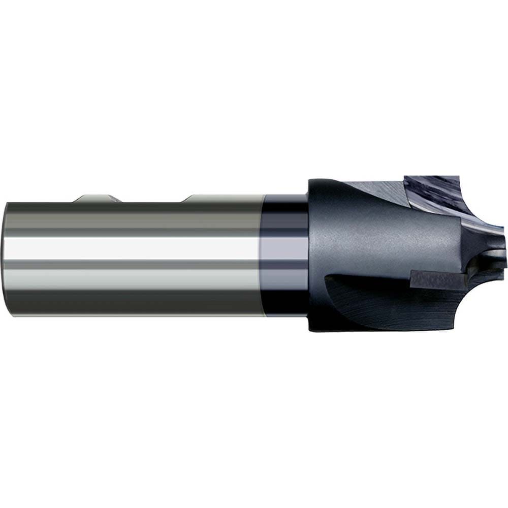 Harvey Tool 45024-C3 Corner Rounding End Mill: 3/8" Radius, 1-1/4" Diam, 3 Flutes, Carbide Tipped 